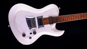 Hellcaster - Players White - rock guitar - body