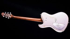 Hellcaster - Players White - rock guitar - backside
