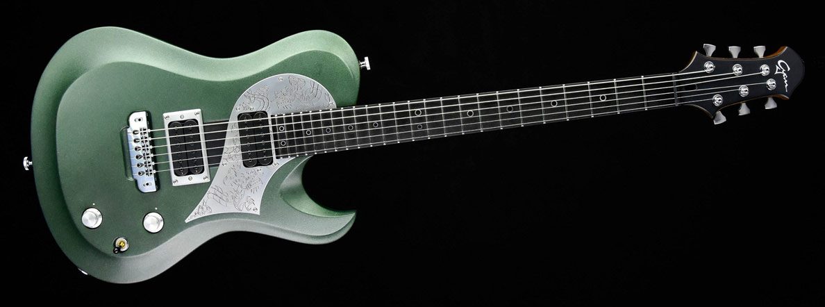 Ultimate - Green Dragon - rock & metal guitar | Cyan Custom Guitars