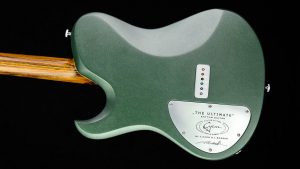Ultimate - Green Dragon - backside | Cyan custom guitars