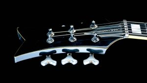 Black Hawk - Cyan Custom Guitars - headstock