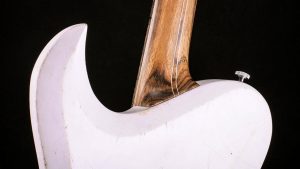 Hellcaster - 29" HB - Players White - glued in neck