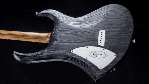 Zodiac - 29" Baritone guitar - Blackburst - body backside