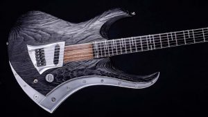 Zodiac Excalibur - 29" Baritone guitar - Blackburst​ - body with inlay