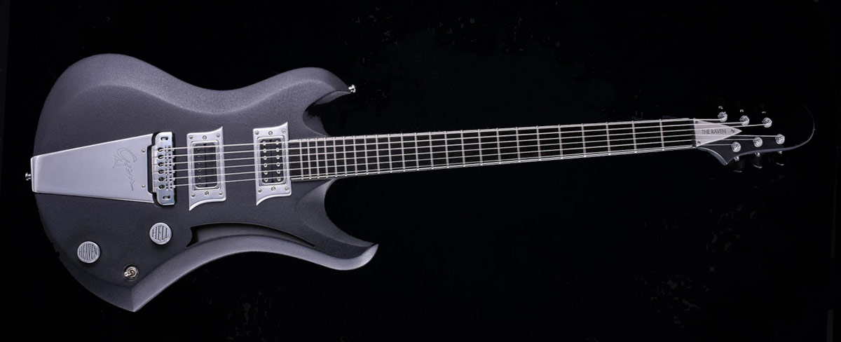 Raven Bariton - 29" Mensur - Cyan Custom Guitars