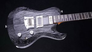Hellcaster Rock Gitarre - Blackburst - Body