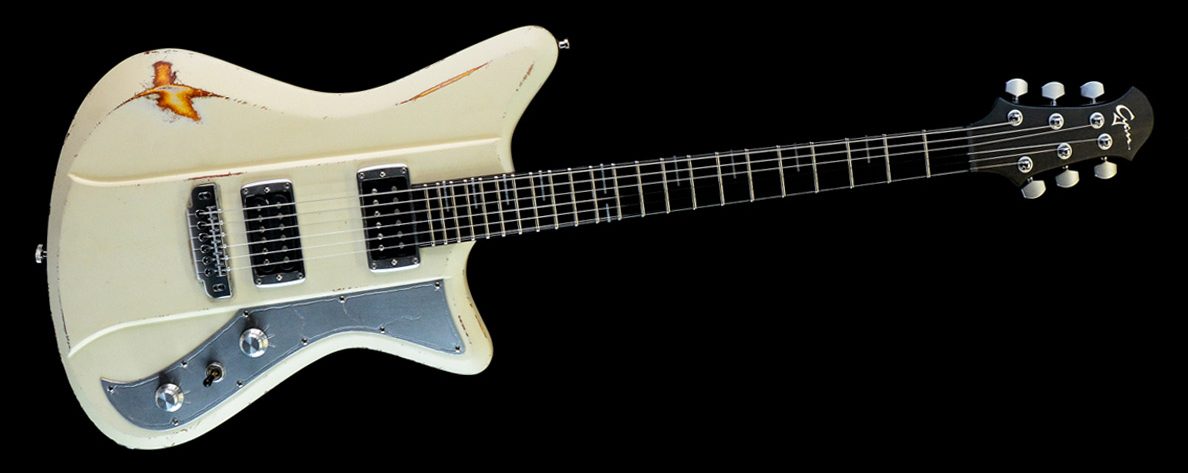 The Duke-Custom Guitar-Players White-1